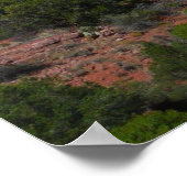 Steamboot Rock in Sedona Arizona Fotografie Poster (Hoek)