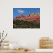 Steamboot Rock in Sedona Arizona Fotografie Poster (Keuken)