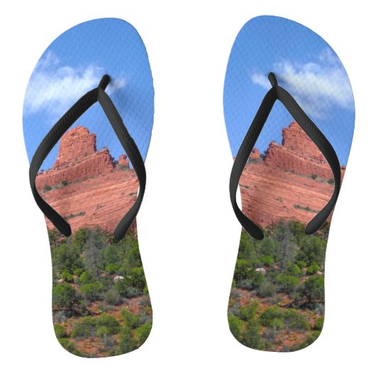 Steamboot Rock in Sedona Arizona Fotografie Teenslippers (Voetbed)
