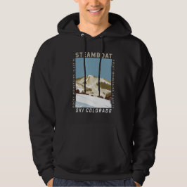 Steamboot Ski Area Winter Colorado  Hoodie