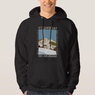 Steamboot Ski Area Winter Colorado  Hoodie