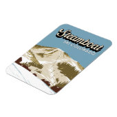 Steamboot Ski Area Winter Colorado  Magneet (Linkerzijde)