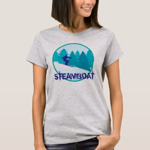 Steamboot Skier T-shirt