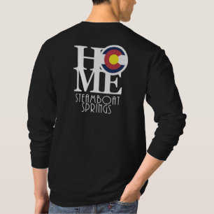 Steamboot Springs (backprint) T-shirt
