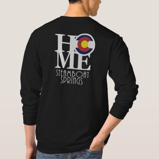 Steamboot Springs (backprint) T-shirt (Achterkant)