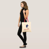 Steamboot Springs Blue Snow Skier Tote Bag (Voorkant (model))