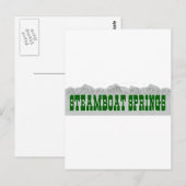 Steamboot Springs Briefkaart (Voorkant / Achterkant)