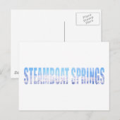 Steamboot Springs Briefkaart (Voorkant / Achterkant)