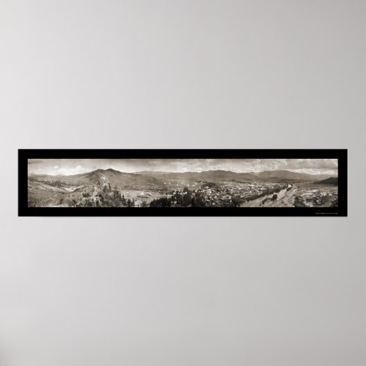 Steamboot Springs CO Foto 1909 Poster (Voorkant)