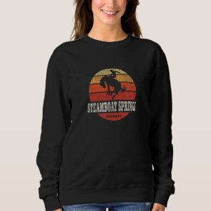 Steamboot Springs CO  land Western Retro Trui