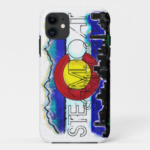 Steamboot Springs Colorado artistieke iphone 5 hoe Case-Mate iPhone Case