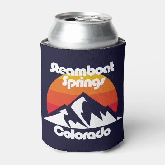 Steamboot Springs Colorado Blikjeskoeler (Blikje Voorkant)