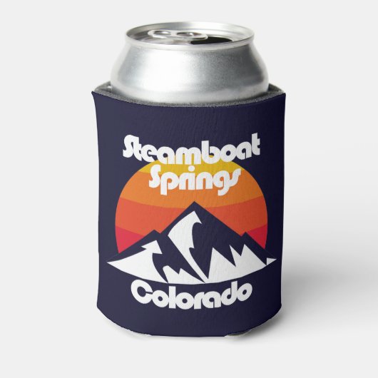 Steamboot Springs Colorado Blikjeskoeler (Blikje Achterkant)