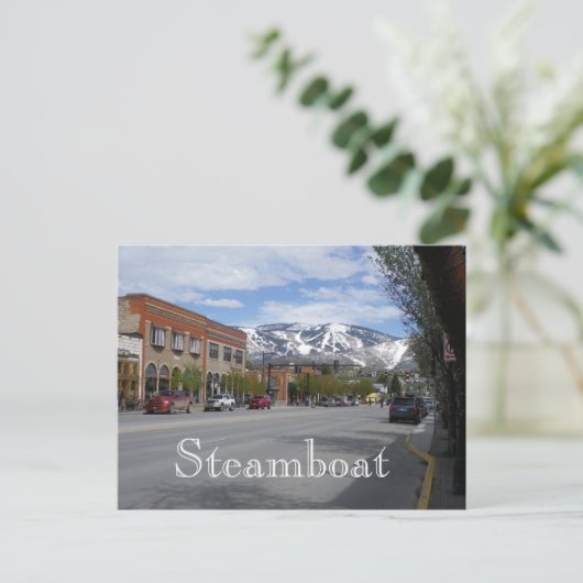 Steamboot Springs Colorado Briefkaart (Staand voorkant)