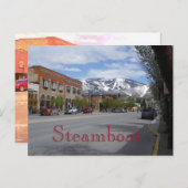 Steamboot Springs Colorado Briefkaart (Voorkant / Achterkant)