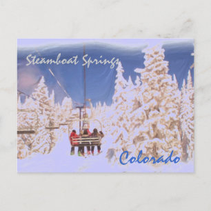 Steamboot Springs Colorado briefkaart
