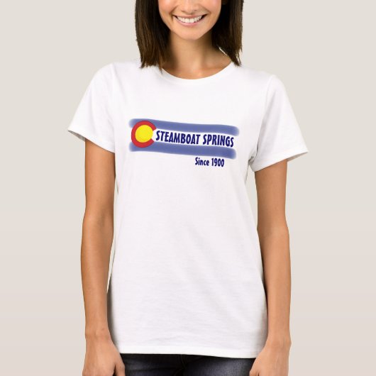 Steamboot Springs Colorado, dames t-shirt (Voorkant)