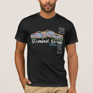 Steamboot Springs Colorado elevatie t-shirt