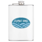 Steamboot Springs Colorado Heupfles (Voorkant)