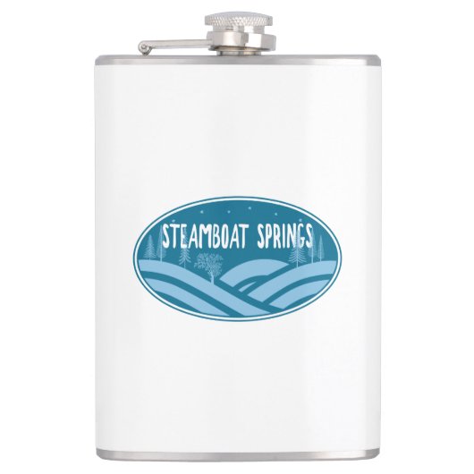 Steamboot Springs Colorado Heupfles (Voorkant)