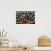 Steamboot Springs, Colorado - Large Letter Scene Poster (Keuken)