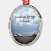 Steamboot Springs, Colorado Metalen Ornament (Links)