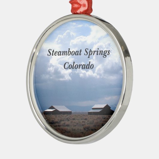 Steamboot Springs, Colorado Metalen Ornament (Links)