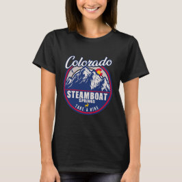 Steamboot Springs Colorado Mountain Camping Hiking T-shirt