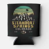 Steamboot Springs Colorado Mountain Camping Skiing Blikjeskoeler (Voorkant)