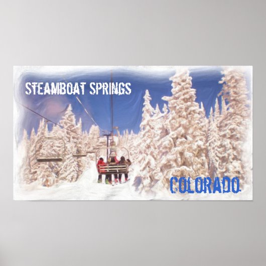 Steamboot Springs Colorado poster (Voorkant)