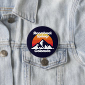 Steamboot Springs Colorado Ronde Button 7,6 Cm (In situ)