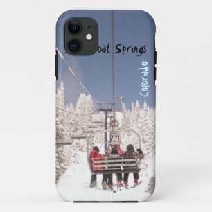 Steamboot Springs Colorado ski start met telefoon  iPhone 11 Hoesje