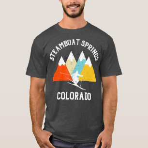 Steamboot Springs Colorado Ski Vacation Souvenir T-shirt