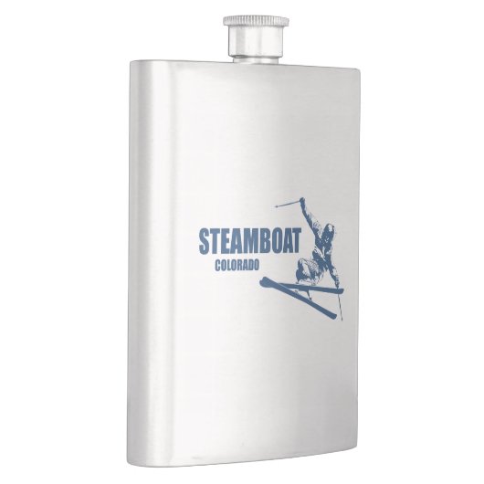 Steamboot Springs Colorado Skier Flacon (Rechts)