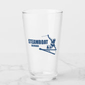 Steamboot Springs Colorado Skier Glas (Voorkant)