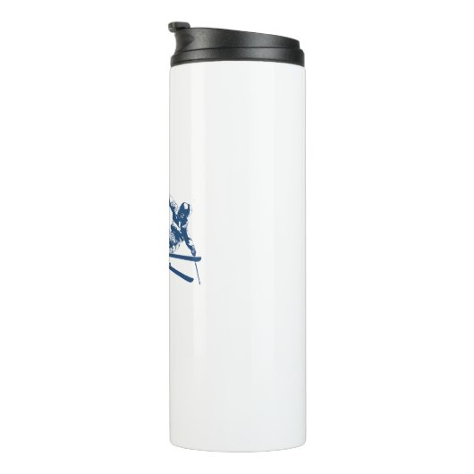 Steamboot Springs Colorado Skier Thermosbeker (Geroteerd rechts)