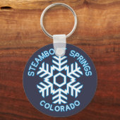 Steamboot Springs, Colorado Sleutelhanger (Voorkant)