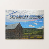 Steamboot Springs, Colorado -  stijl Legpuzzel (Horizontaal)