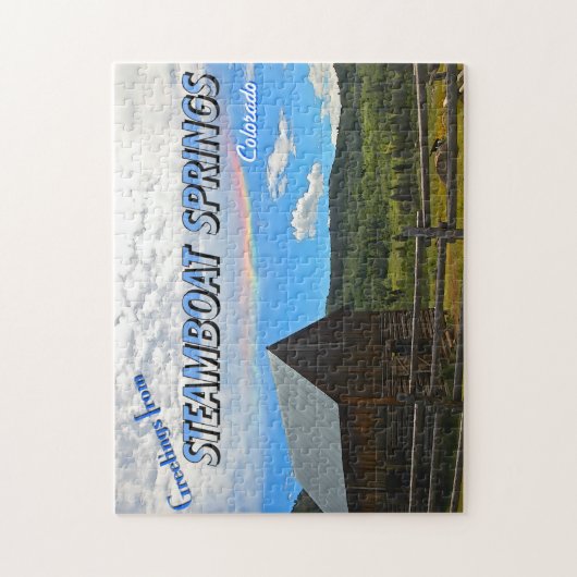 Steamboot Springs, Colorado -  stijl Legpuzzel (Verticaal)