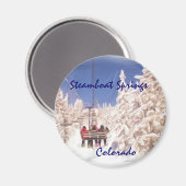 Steamboot Springs magnet (Voorkant / Achterkant)
