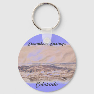Steamboot Springs-sleutelhanger Sleutelhanger