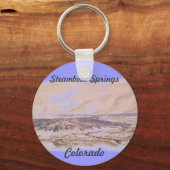 Steamboot Springs-sleutelhanger Sleutelhanger (Voorkant)