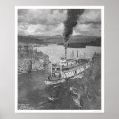 Steamboot Yukon Territory 1920 Poster (Voorkant)