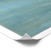 Steamboot, zeebaars of Zee Uitzicht Poster (Hoek)