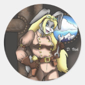 Steambunny Sticker (Voorkant)