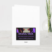 Steambunny-Wenskaart Kaart (Achterkant)