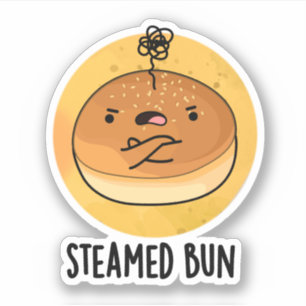 Steamed Bun Funny Food Pun Sticker