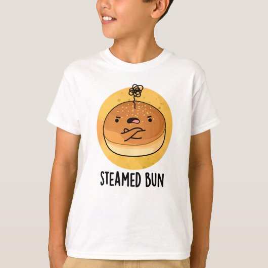 Steamed Bun Funny Food Pun T-shirt (Voorkant)