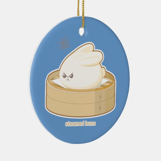 Steamed Buns Keramisch Ornament (Rechts)