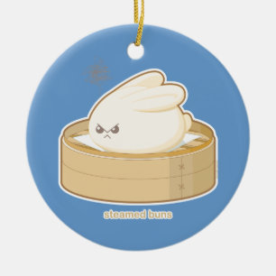 Steamed Buns Keramisch Ornament